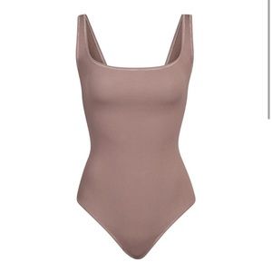 Skims cotton rib body suit